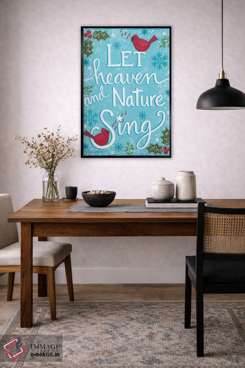 تابلو دکوراتیو کارباورال های آوازخوان اثر آنی لاپوینت - D4B