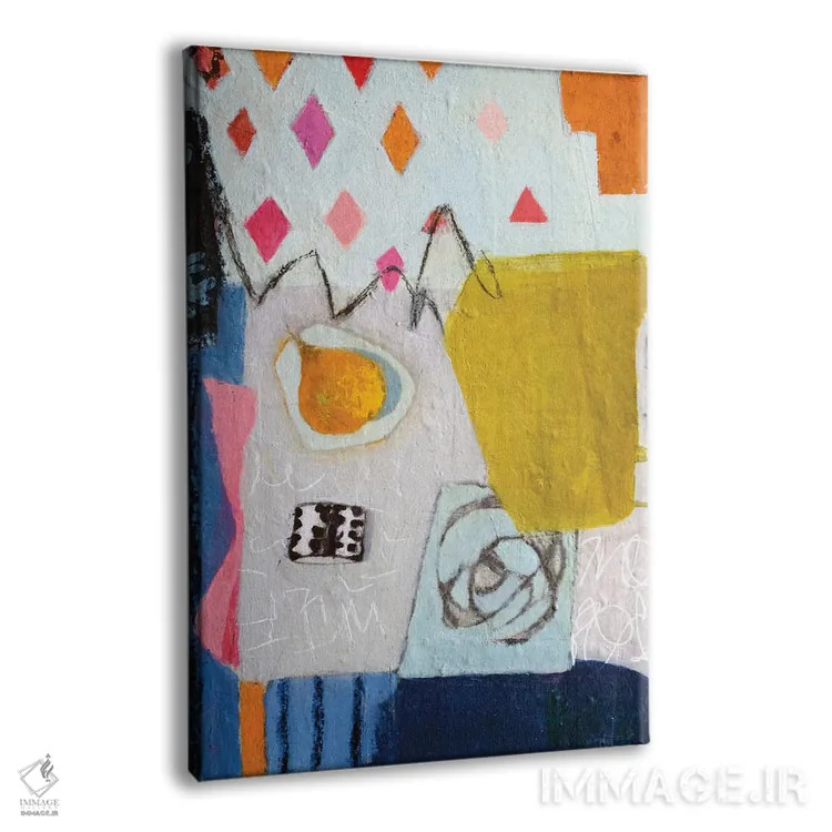 تابلو انتزاعی میز اثر آندریا لوپز - نمای پرسپکتیو محصول