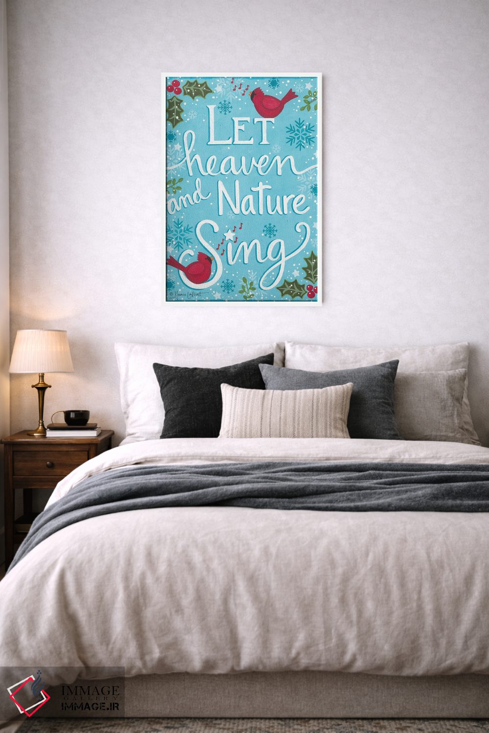 تابلو دکوراتیو کارباورال های آوازخوان اثر آنی لاپوینت - D5W