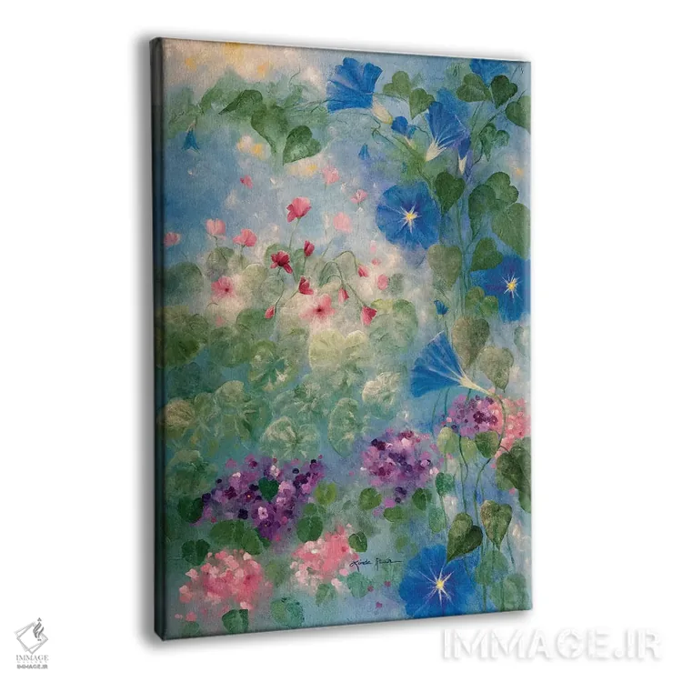 تابلو دکوراتیو شکوفه صبحگاهی زودهنگام اثر لیندا راوچ - نمای پرسپکتیو محصول