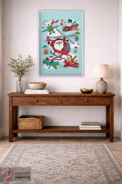 تابلو دکوراتیو شادی کریسمس اثر لیزا پری - D2W