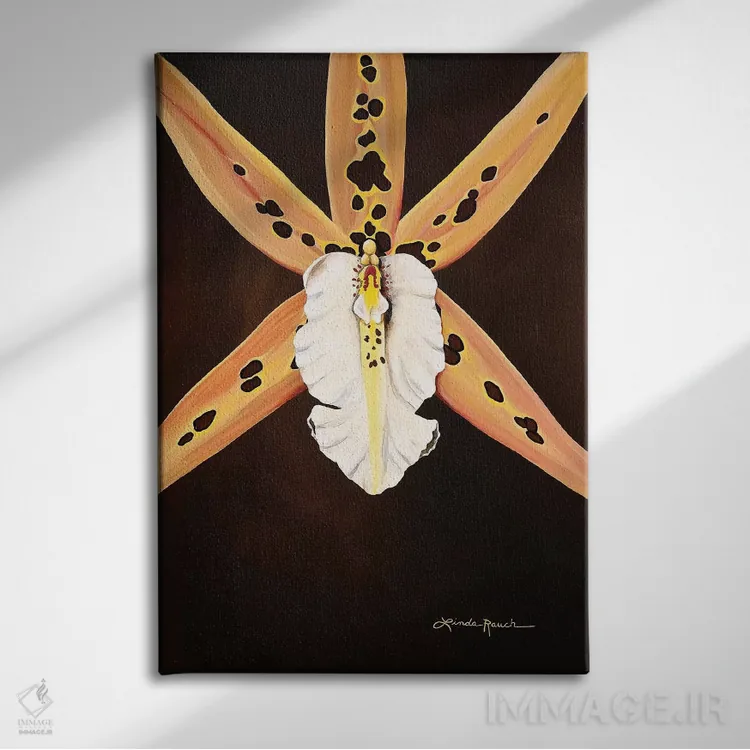 تابلو دکوراتیو ملکه آفریقایی اثر لیندا راوچ - نمای روبهرو روی دیوار