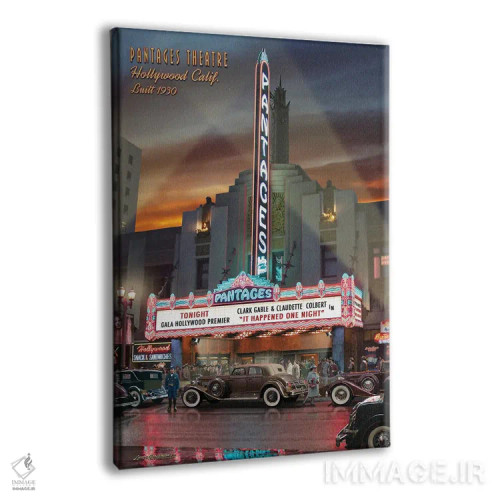 تابلو دکوراتیو تئاتر پنتیجز اثر لری گروسمن - نمای پرسپکتیو محصول