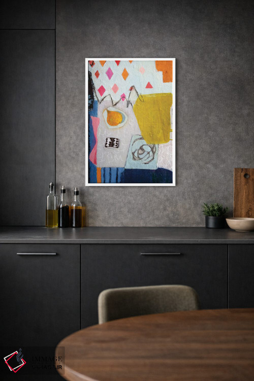 تابلو انتزاعی میز اثر آندریا لوپز - D1W