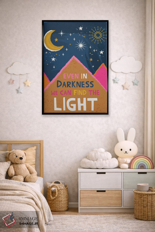 تابلو دکوراتیو نور را پیدا کن اثر لیزا پری - D6B