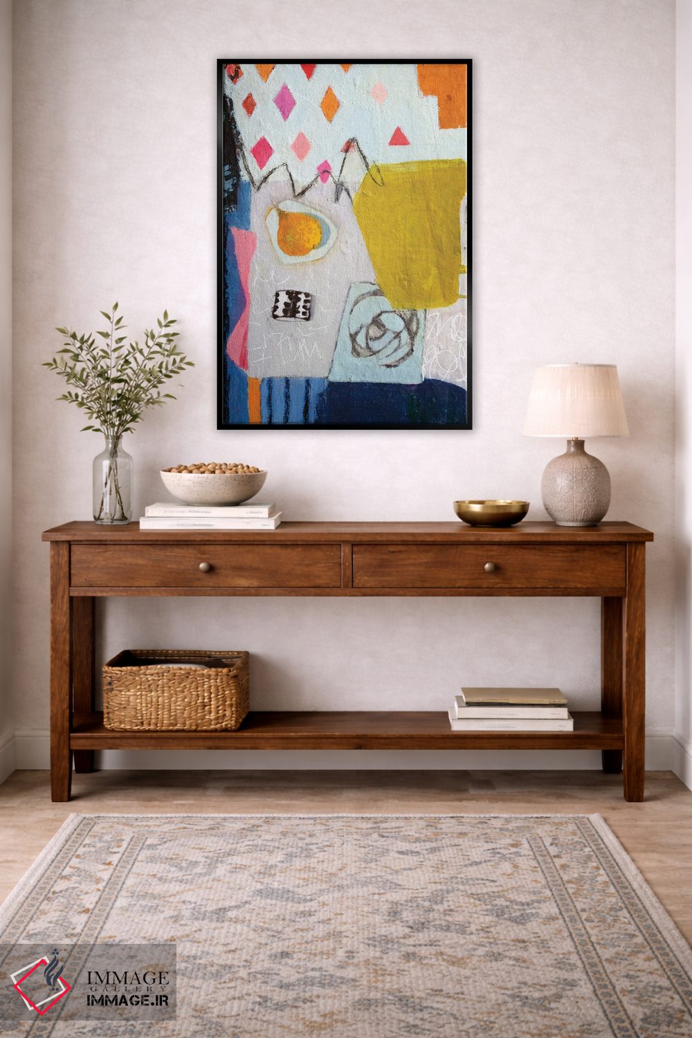 تابلو انتزاعی میز اثر آندریا لوپز - D3B