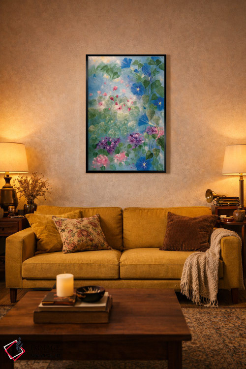 تابلو دکوراتیو شکوفه صبحگاهی زودهنگام اثر لیندا راوچ - D2B