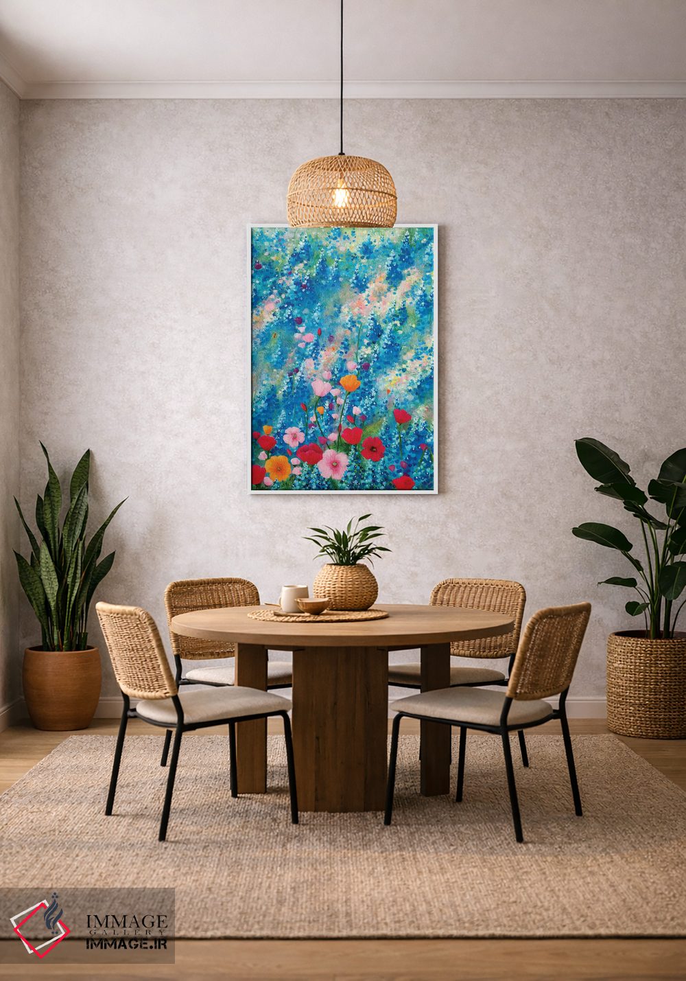 تابلو انتزاعی برای لی لی اثر لیندا راوچ - D2W