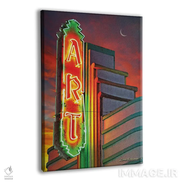 تابلوی هنری اثر لری گروسمن - نمای پرسپکتیو محصول