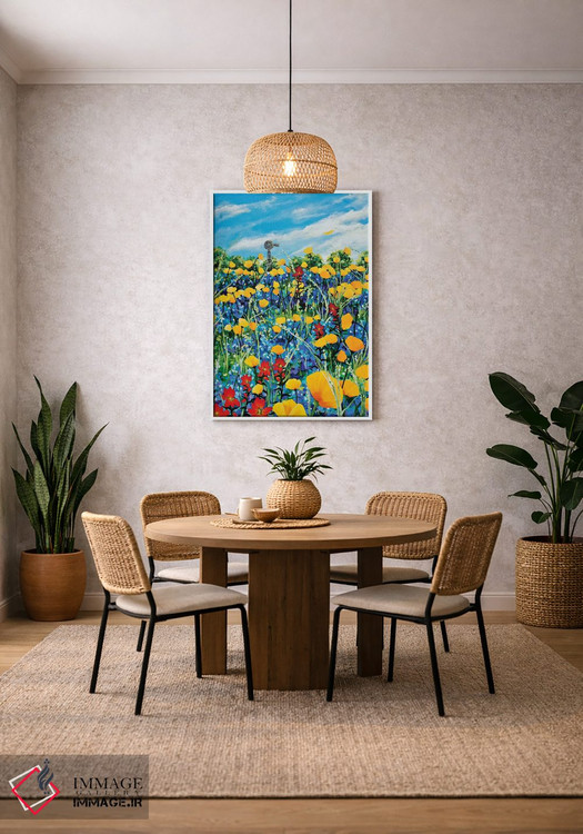 تابلو دکوراتیو منطقه تپه ای اثر لیندا راوچ - D2W