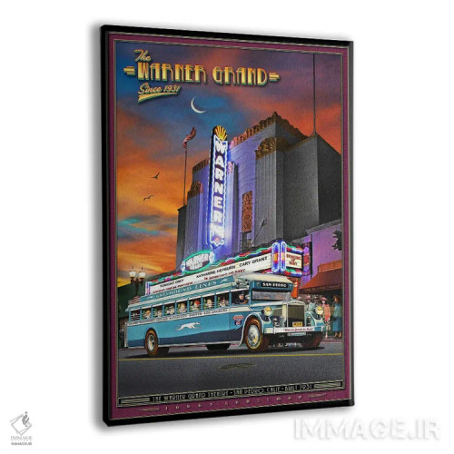 تابلو دکوراتیو تئاتر وارنر گرند اثر لری گروسمن - نمای پرسپکتیو محصول