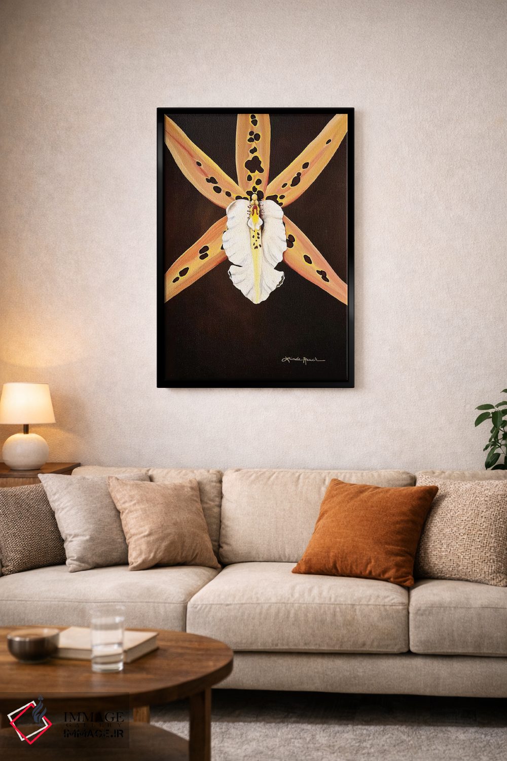 تابلو دکوراتیو ملکه آفریقایی اثر لیندا راوچ - D4B