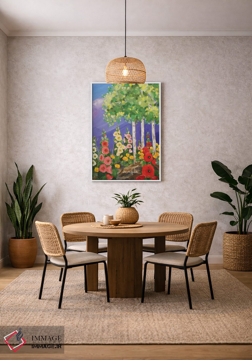 تابلو دکوراتیو باغ تابستانی تائوس اثر لیندا راوچ - D1W
