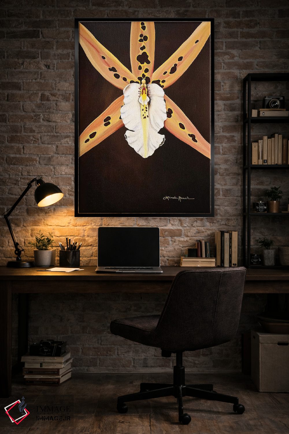 تابلو دکوراتیو ملکه آفریقایی اثر لیندا راوچ - D6B