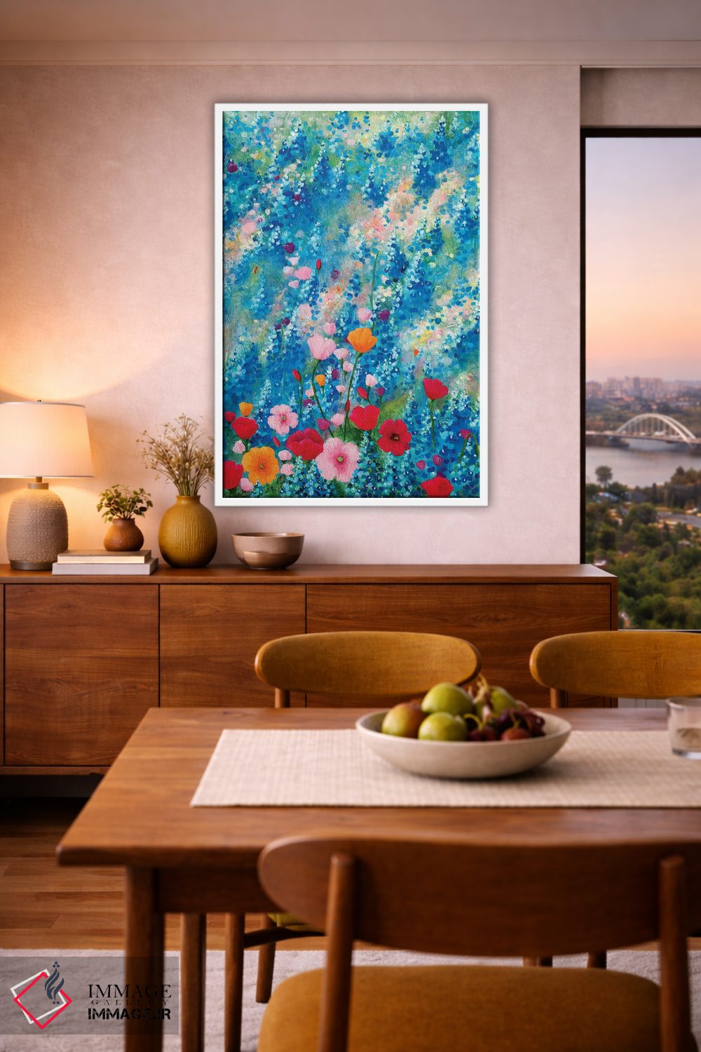 تابلو انتزاعی برای لی لی اثر لیندا راوچ - D6W