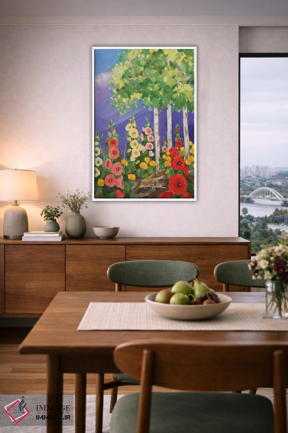 تابلو دکوراتیو باغ تابستانی تائوس اثر لیندا راوچ - D6W