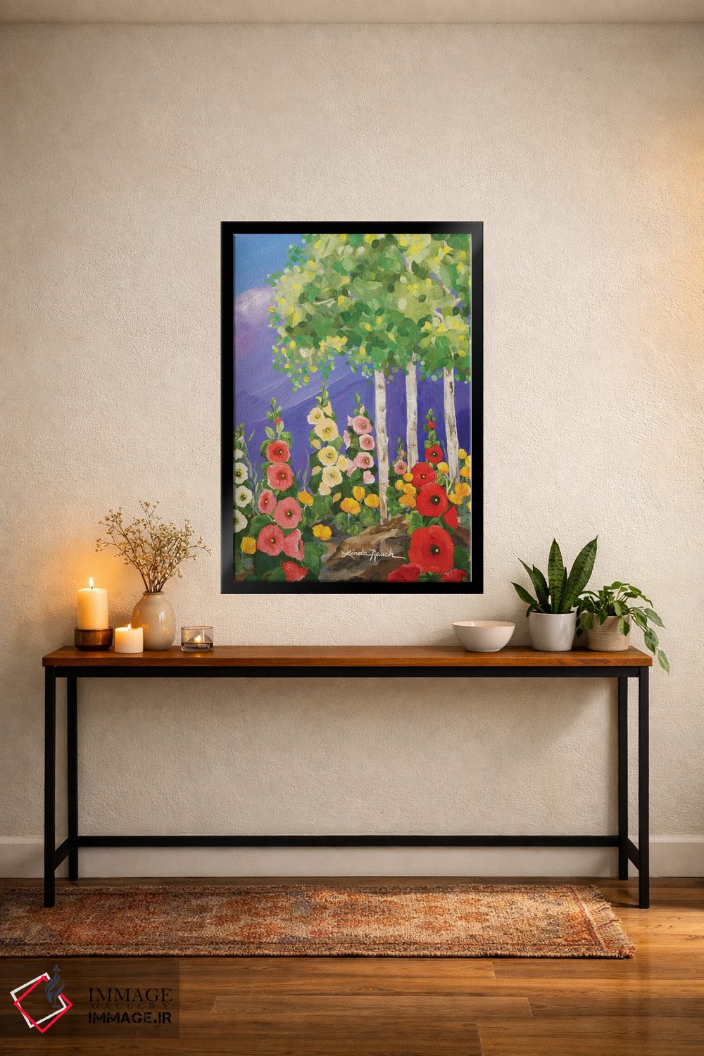 تابلو دکوراتیو باغ تابستانی تائوس اثر لیندا راوچ - D5B