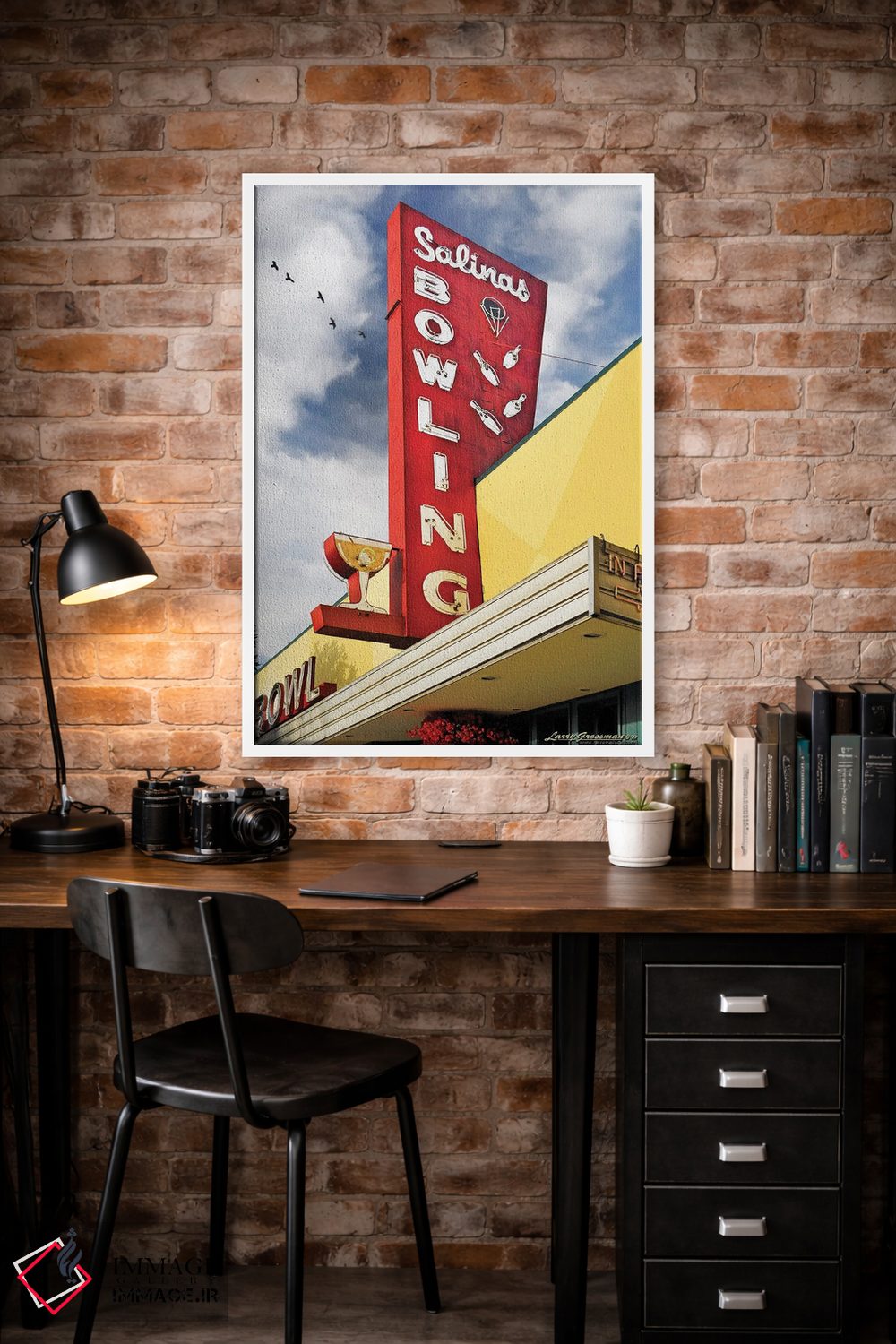 تابلو دکوراتیو سالن سالیناس اثر لری گروسمن - D2W