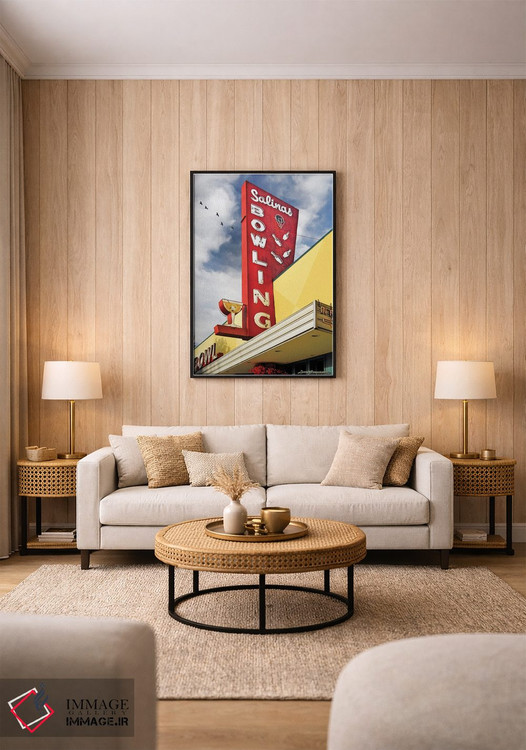 تابلو دکوراتیو سالن سالیناس اثر لری گروسمن - D1B