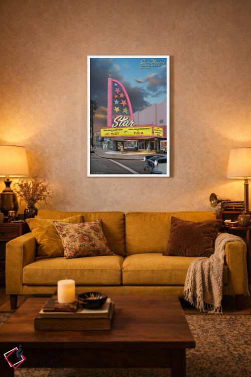 تابلو دکوراتیو سینمای استار اثر لری گروسمن - D1W