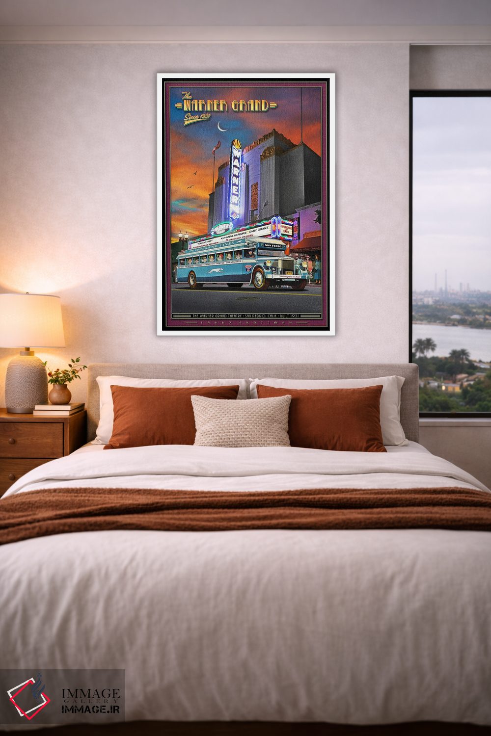 تابلو دکوراتیو تئاتر وارنر گرند اثر لری گروسمن - D2W