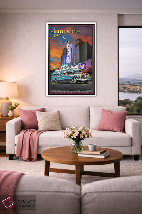 تابلو دکوراتیو تئاتر وارنر گرند اثر لری گروسمن - D3W