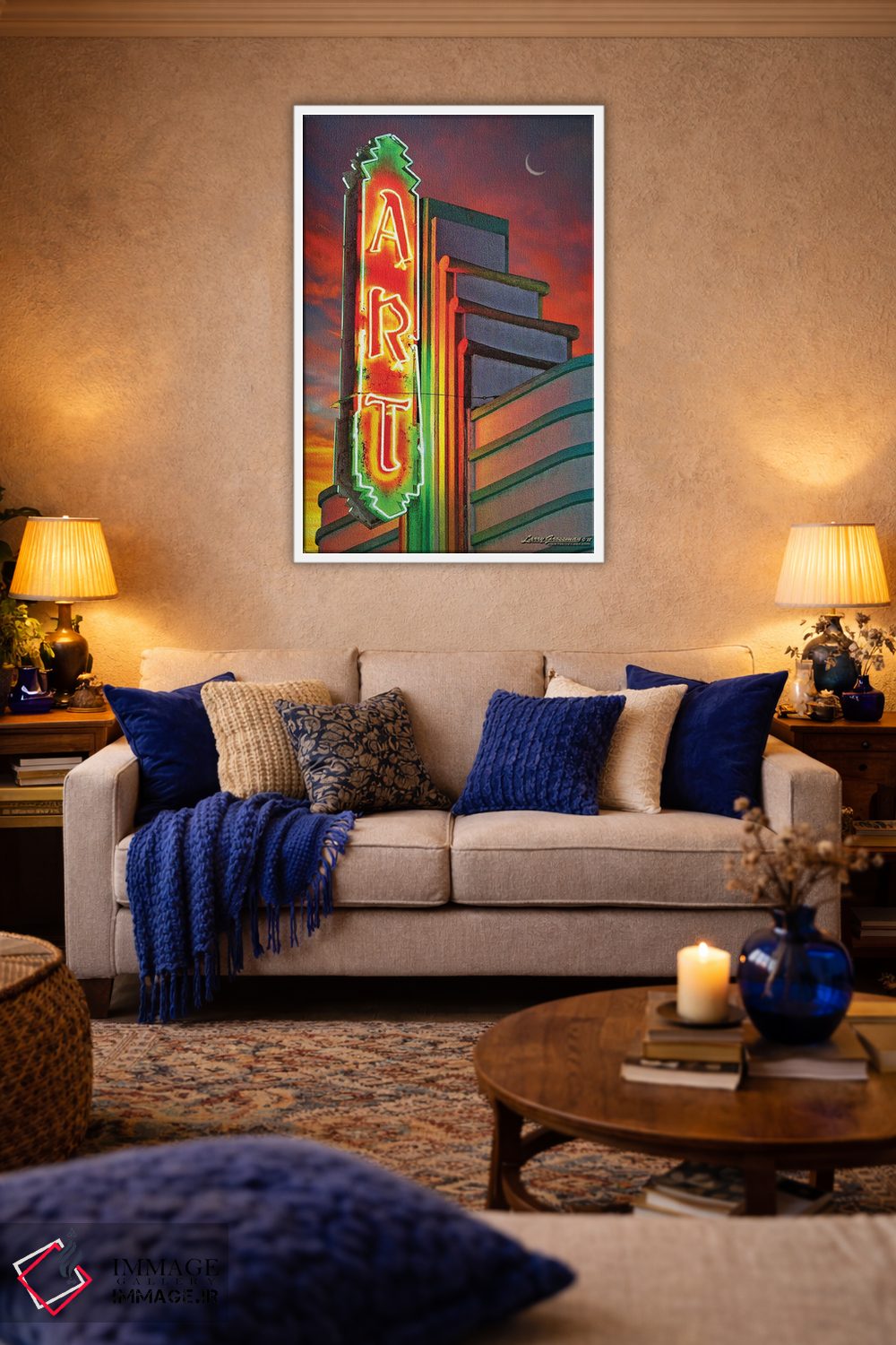 تابلوی هنری اثر لری گروسمن - D3W