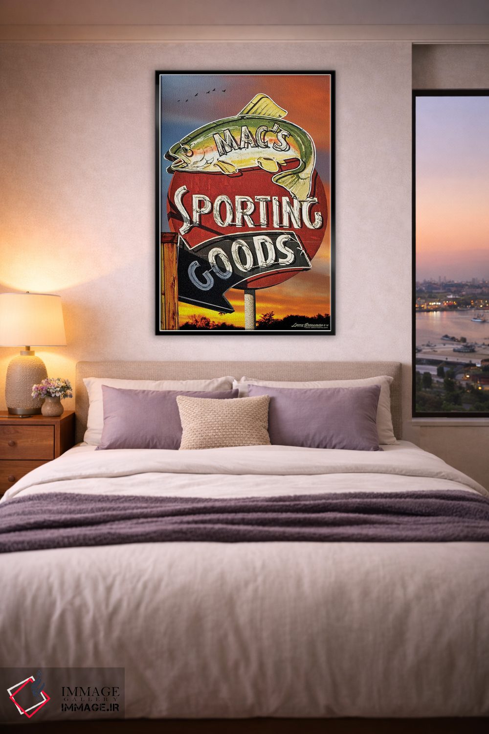 تابلو دکوراتیو لوازم ورزشی اثر لری گروسمن - D6B