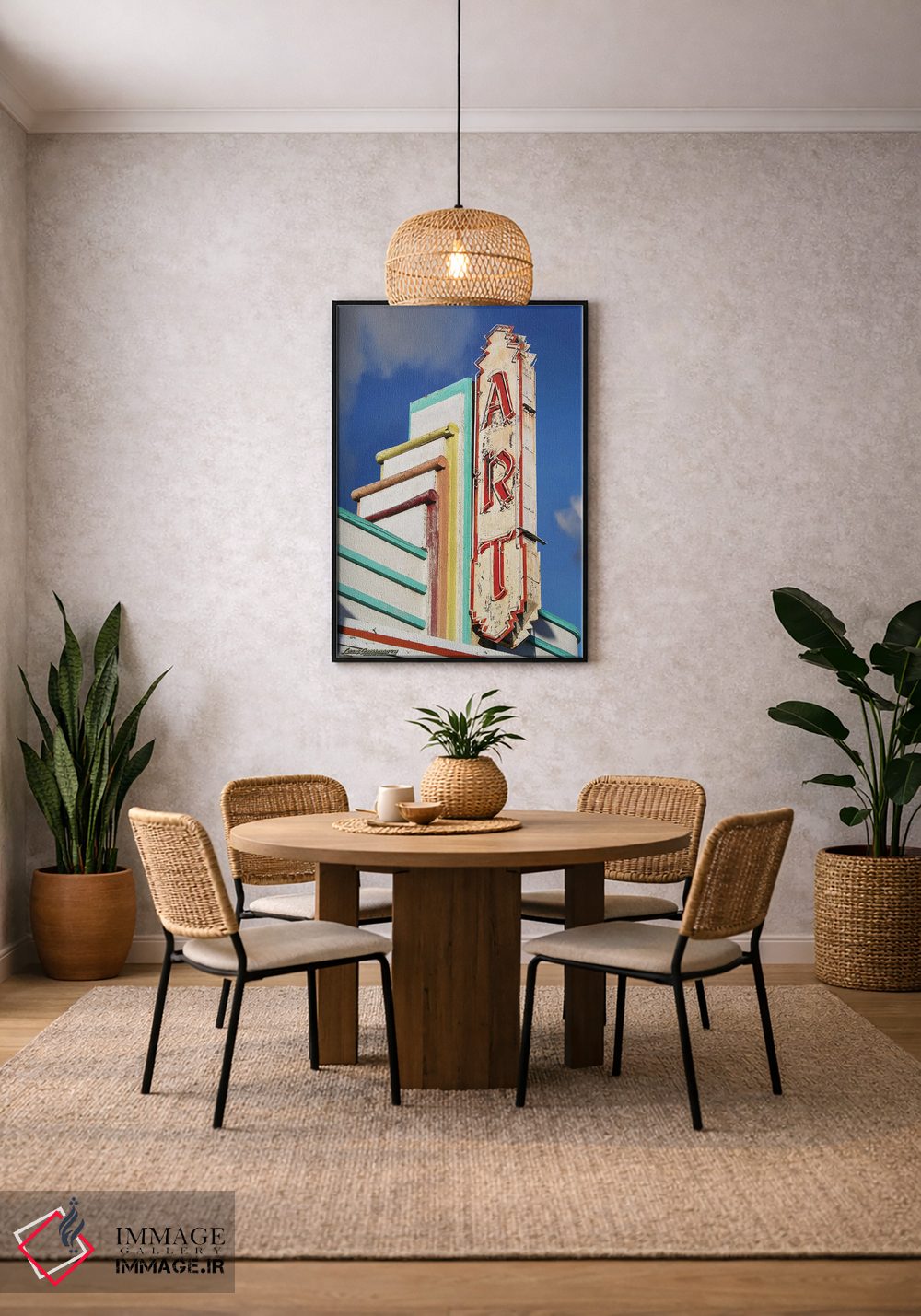 تابلو دکوراتیو روز تابلوی هنری اثر لری گروسمن - D4B