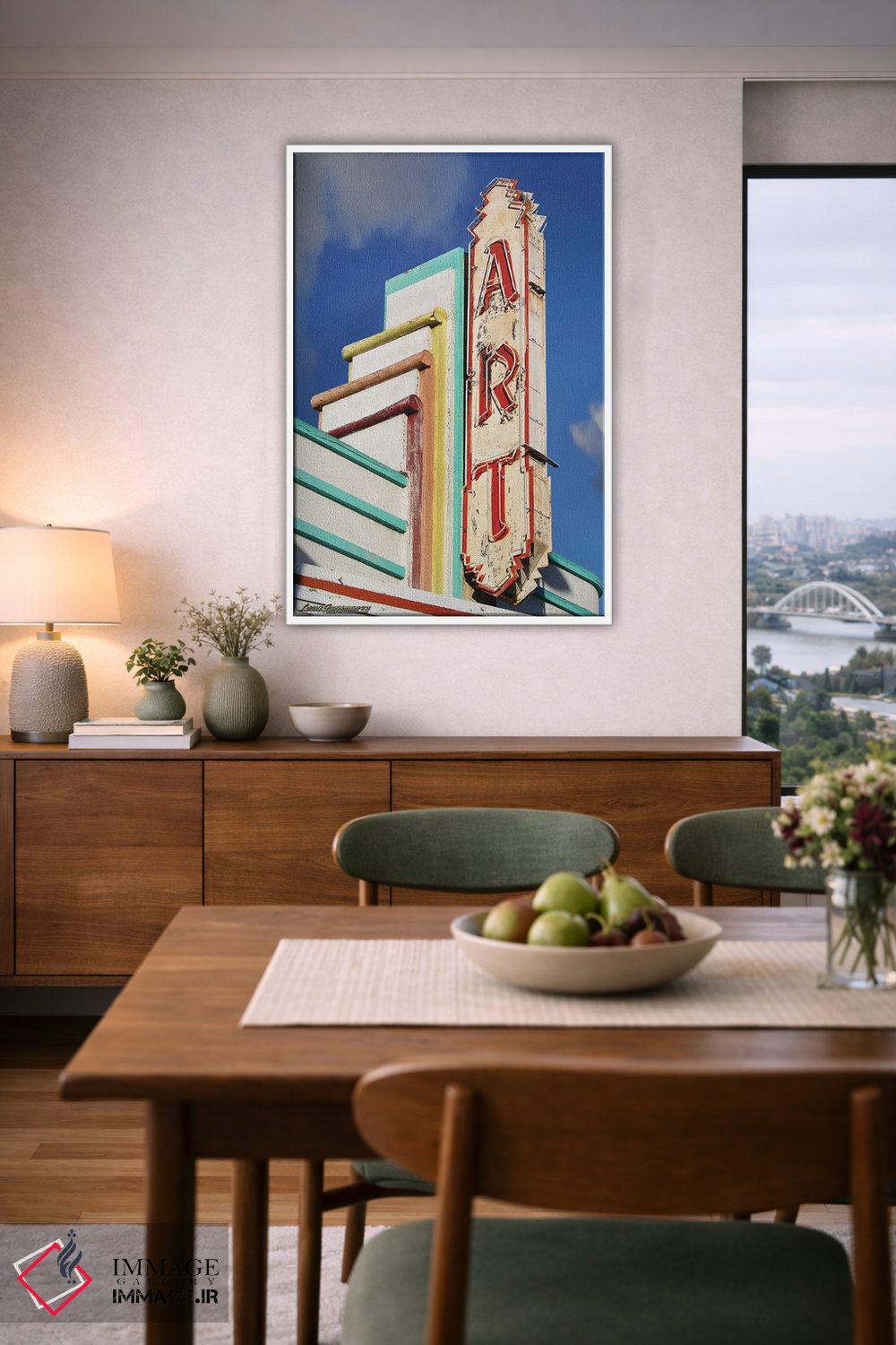 تابلو دکوراتیو روز تابلوی هنری اثر لری گروسمن - D6W