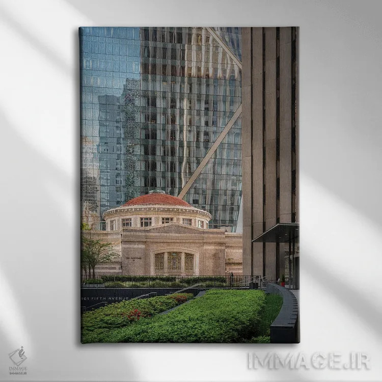 تابلو دکوراتیو بازتاب ها در سیاتل اثر لوئیس راث - نمای روبهرو روی دیوار