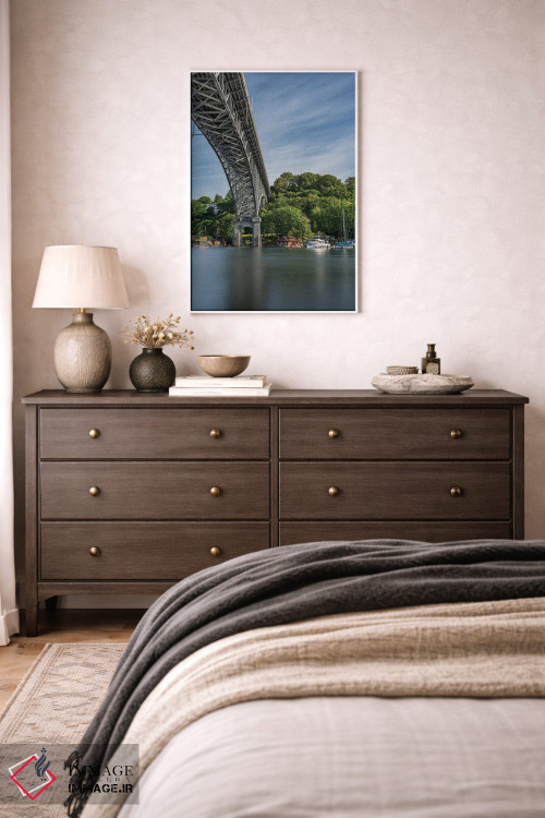 تابلو دکوراتیو پل بر فراز آب اثر لوئیس راث - D3W