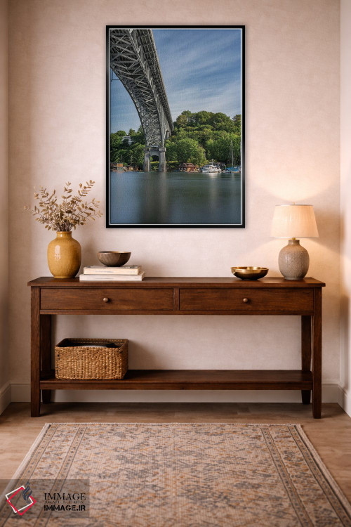 تابلو دکوراتیو پل بر فراز آب اثر لوئیس راث - D5B