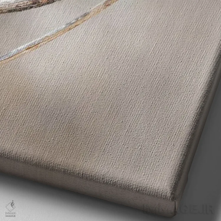 تابلو دکوراتیو روی شاخه من اثر لوئیس راث - نمای نزدیک بافت بوم