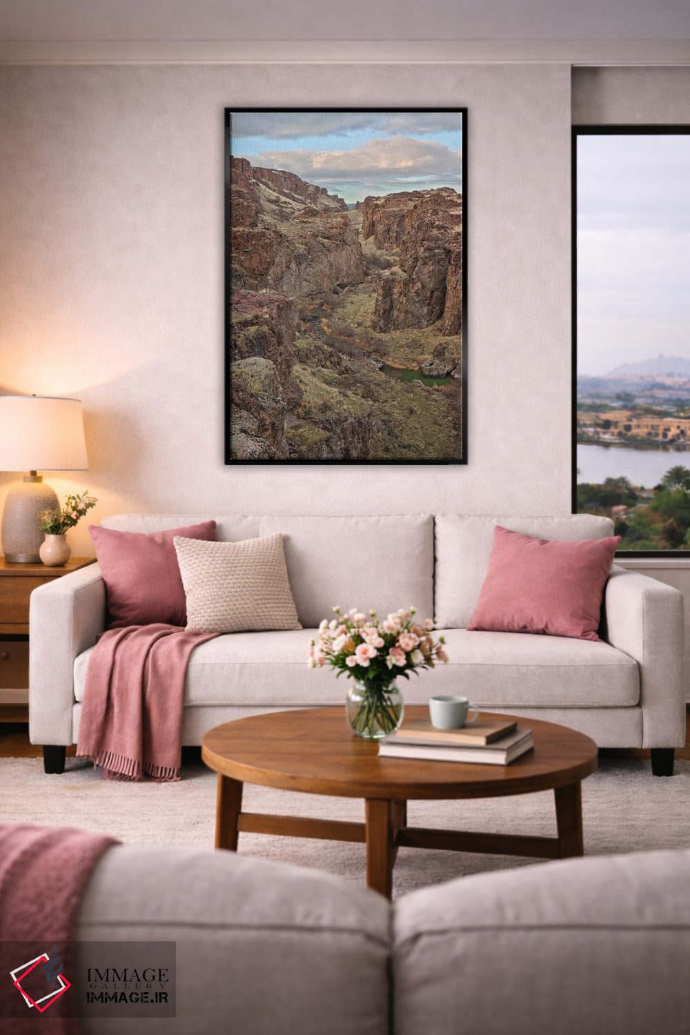 تابلو دکوراتیو دره مرتفع سوکور کریک اثر لوئیس راث - D5B