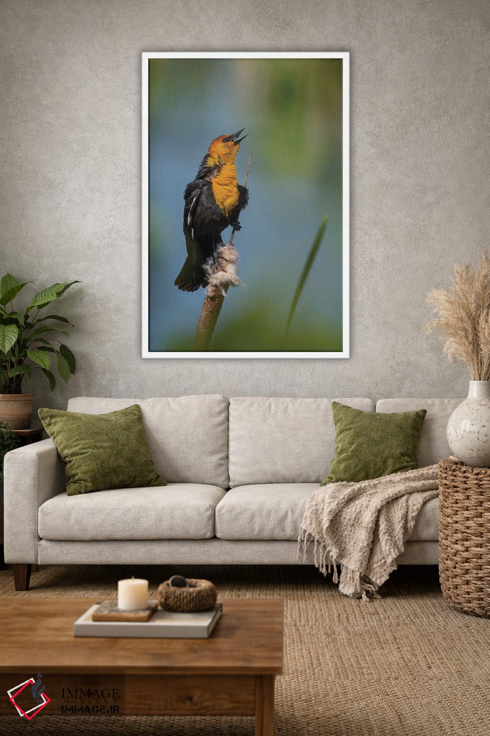 تابلو دکوراتیو آواز تاکیدی اثر لوئیس راث - D1W