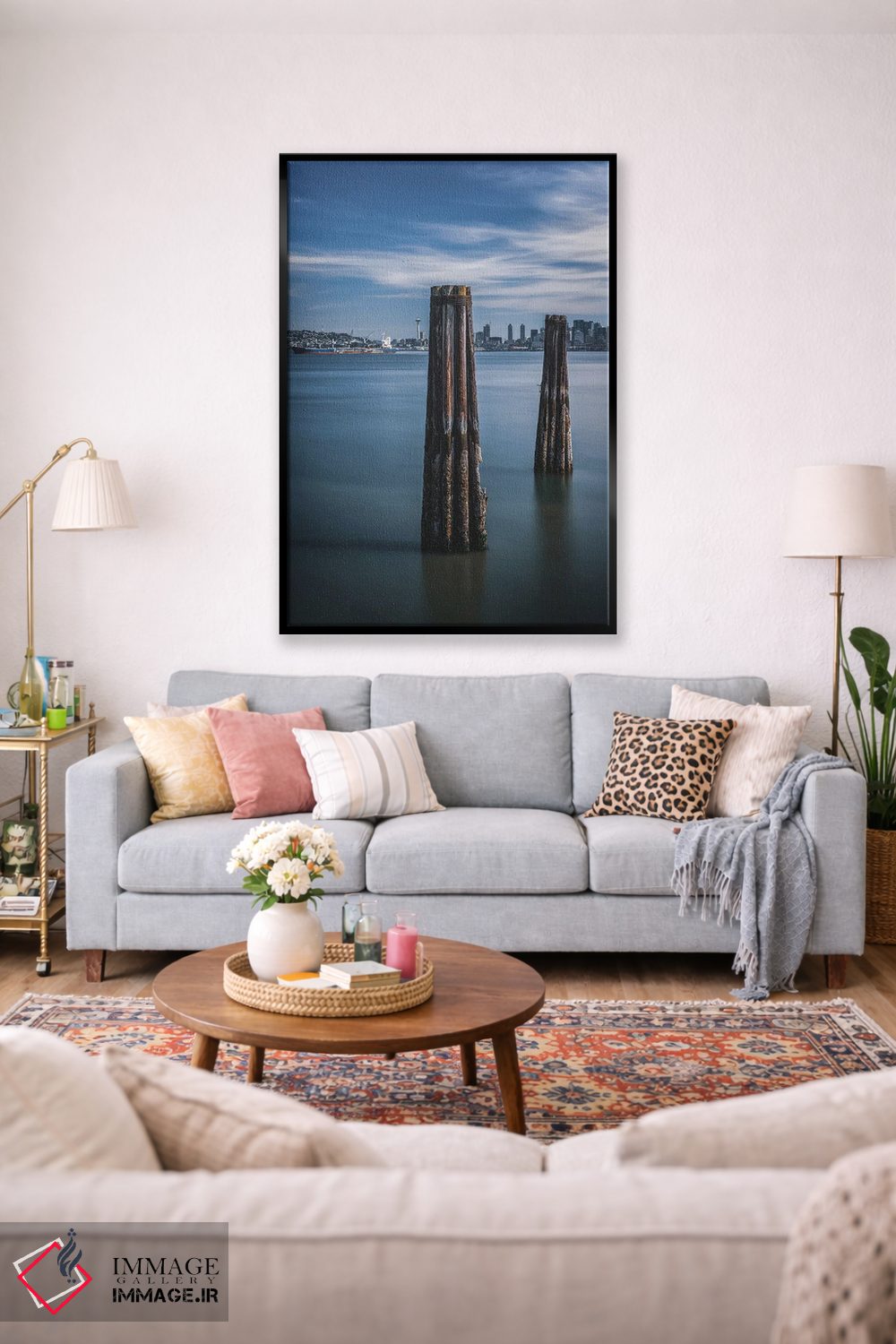 تابلو دکوراتیو دو نفر بر فراز پاجت اثر لوئیس راث - D1B