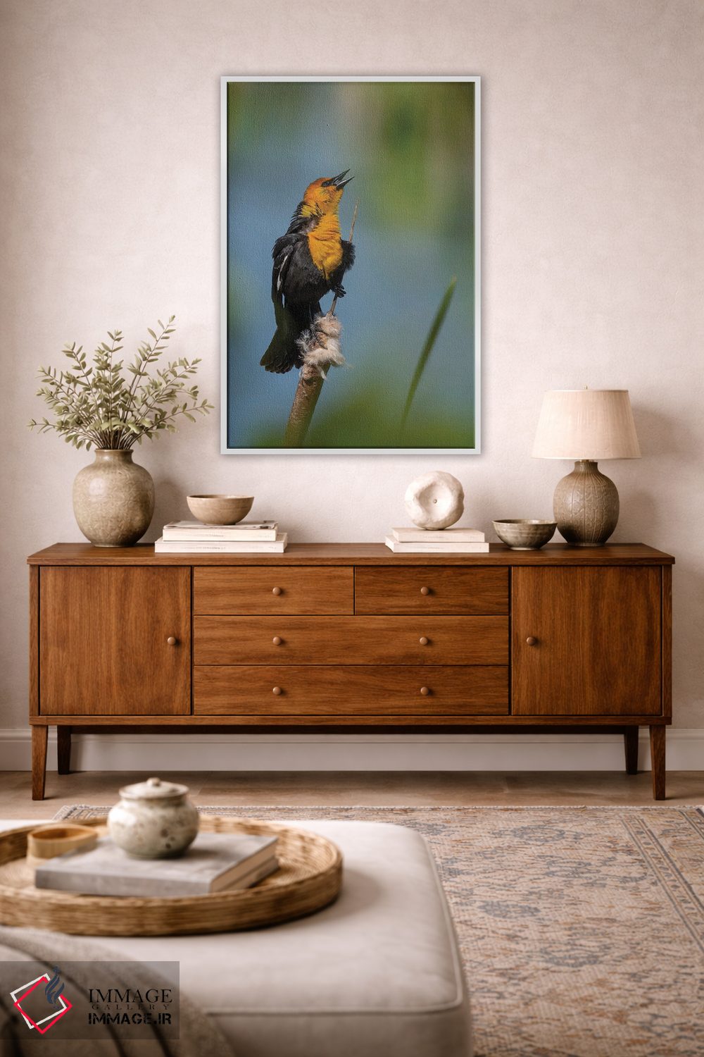 تابلو دکوراتیو آواز تاکیدی اثر لوئیس راث - D3W