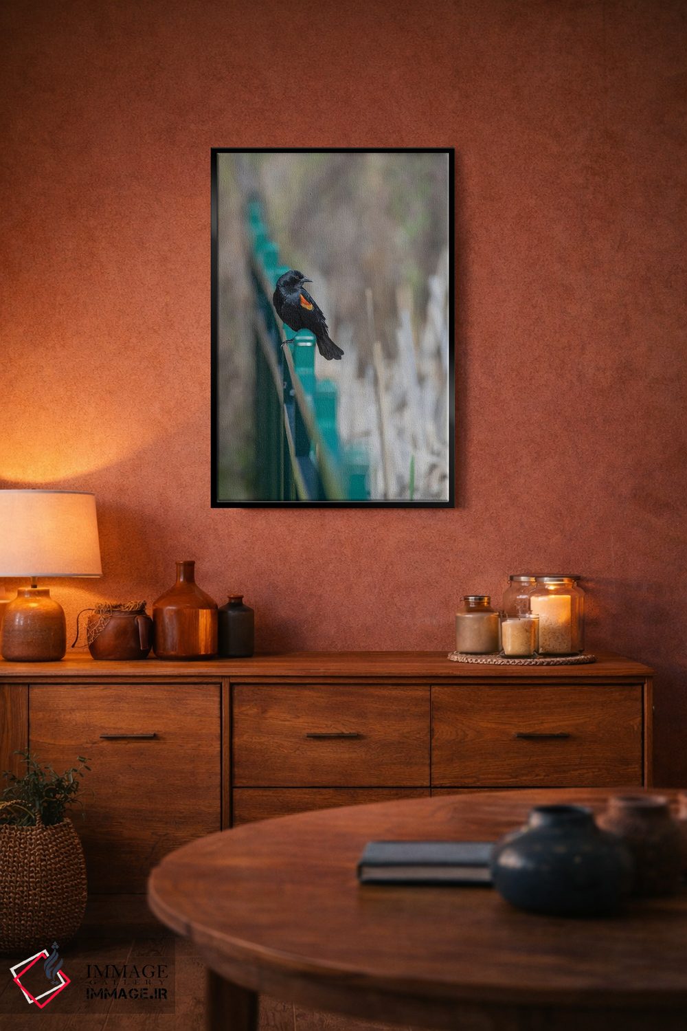 تابلو دکوراتیو پیچ و تاب بوکه اثر لوئیس راث - D4B