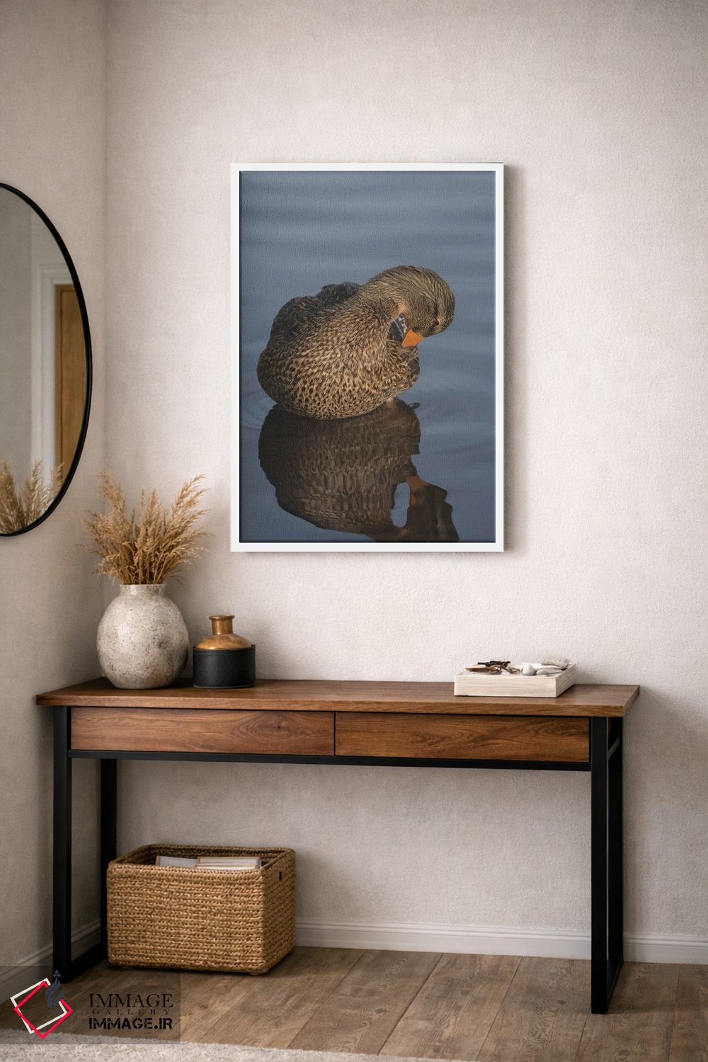 تابلو دکوراتیو هنر مرتب کردن پرها اثر لوئیس راث - D3W