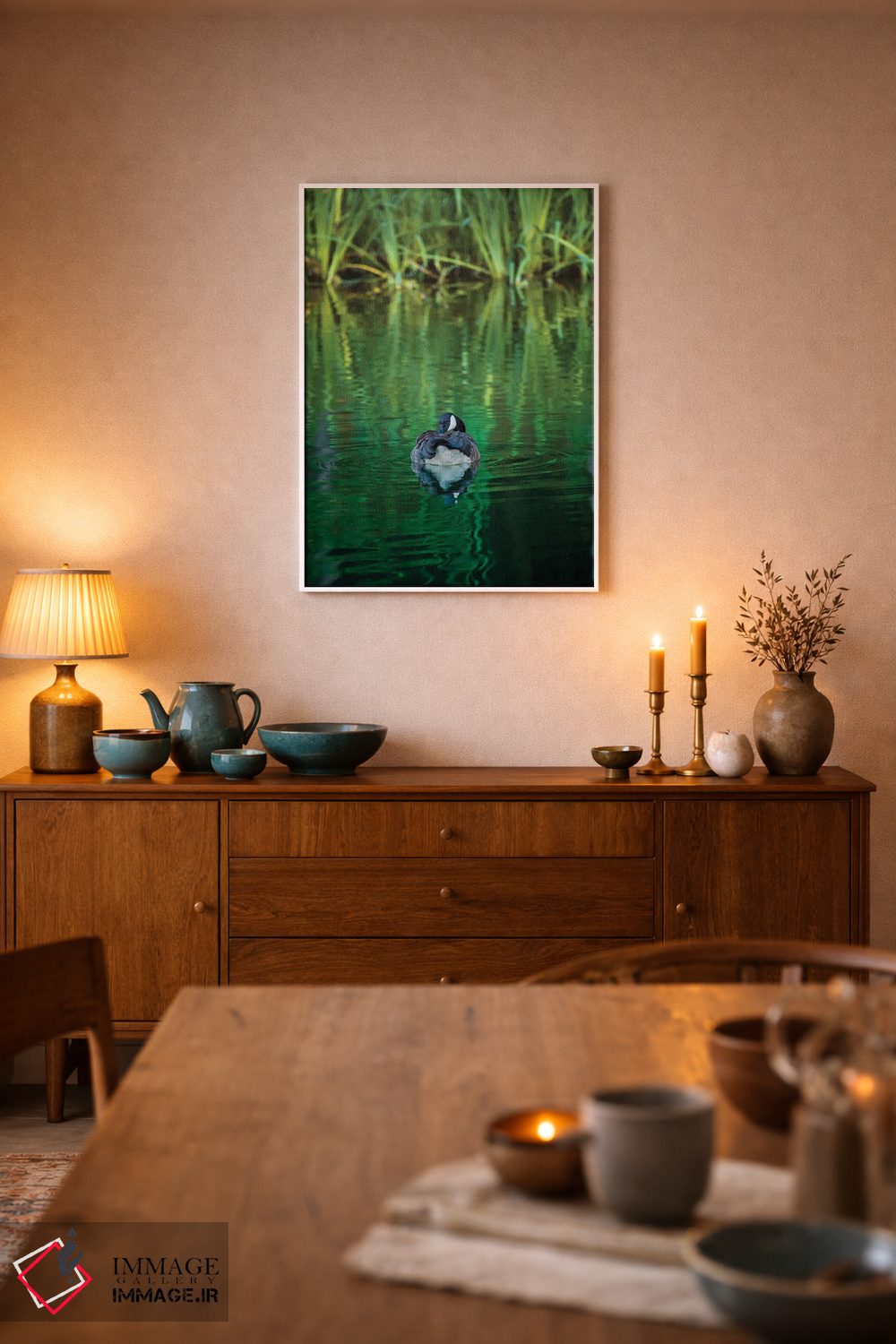 تابلو دکوراتیو یک شب زمرباور اثر لوئیس راث - D5W