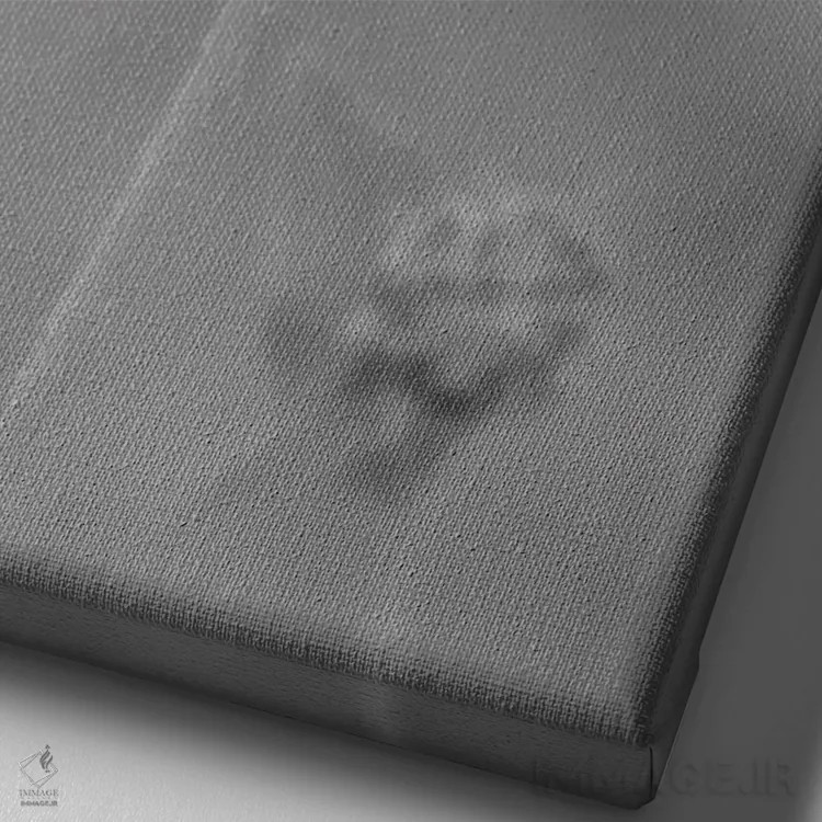 تابلو دکوراتیو مروارید پویا اثر لوئیس راث - نمای نزدیک بافت بوم