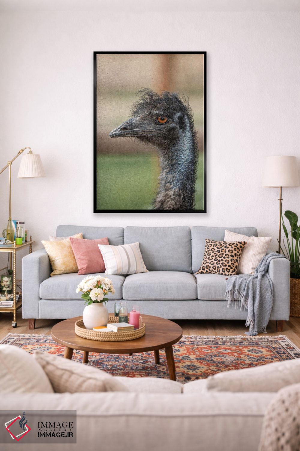 تابلو دکوراتیو خیره شدن ایمو اثر لوئیس راث - D1B