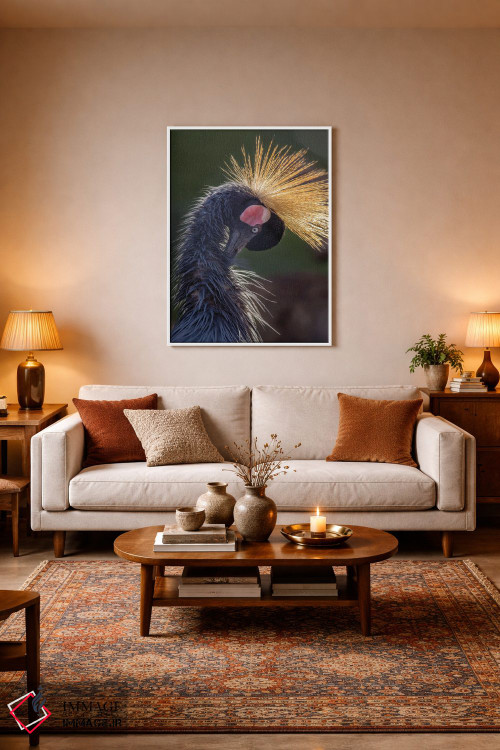 تابلو دکوراتیو درنا با سر خم شده اثر لوئیس راث - D2W