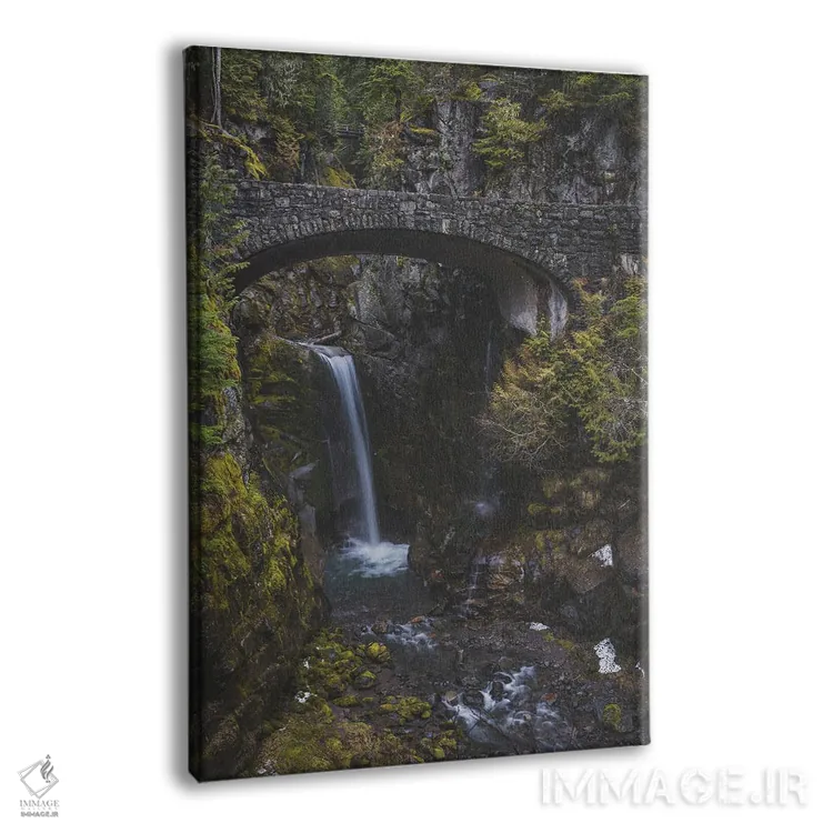 تابلو دکوراتیو آبشار کریستین اثر لوئیس راث - نمای پرسپکتیو محصول