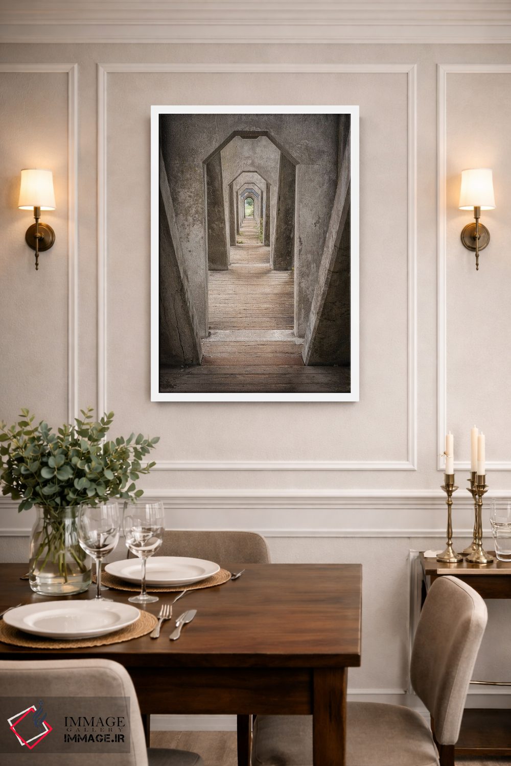 تابلو دکوراتیو عناصر اثر لوئیس راث - D1W