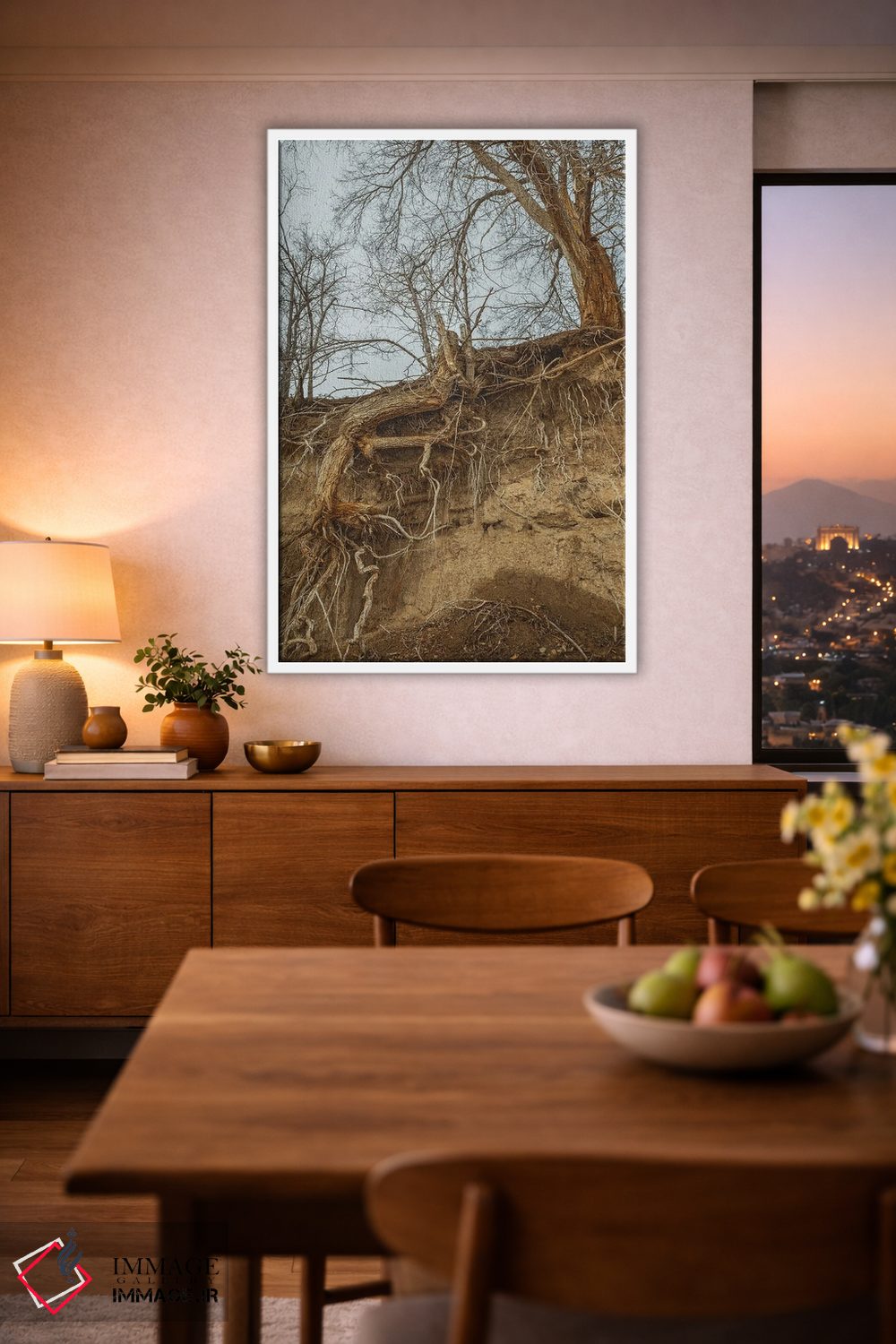 تابلو دکوراتیو ریشه دار اثر لوئیس راث - D1W