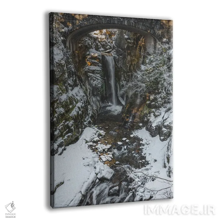 تابلو دکوراتیو آبشار کریستین، زمستان ۲۰۲۰ اثر لوئیس راث - نمای پرسپکتیو محصول