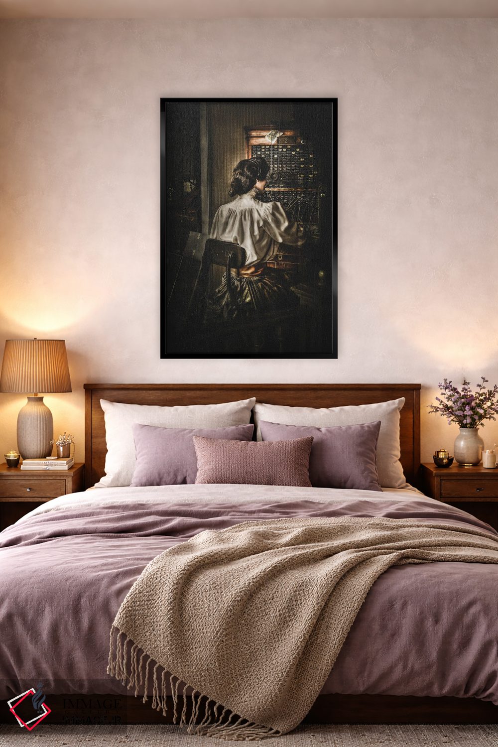 تابلو دکوراتیو اپراتور اثر لوئیس راث - D4B