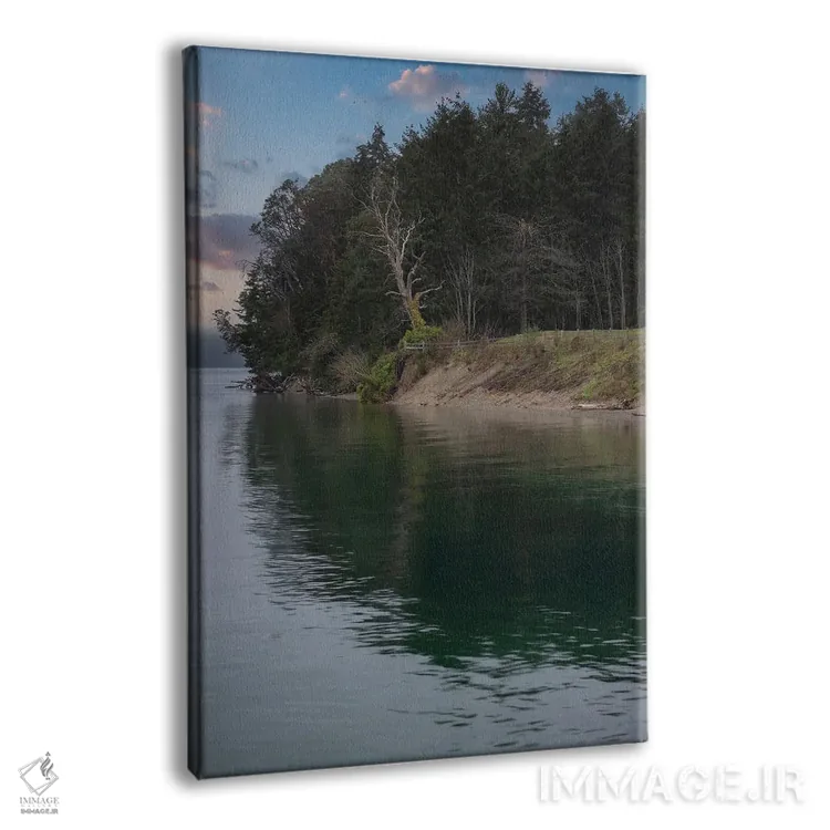 تابلو دکوراتیو ورطه سبز اثر لوئیس راث - نمای پرسپکتیو محصول